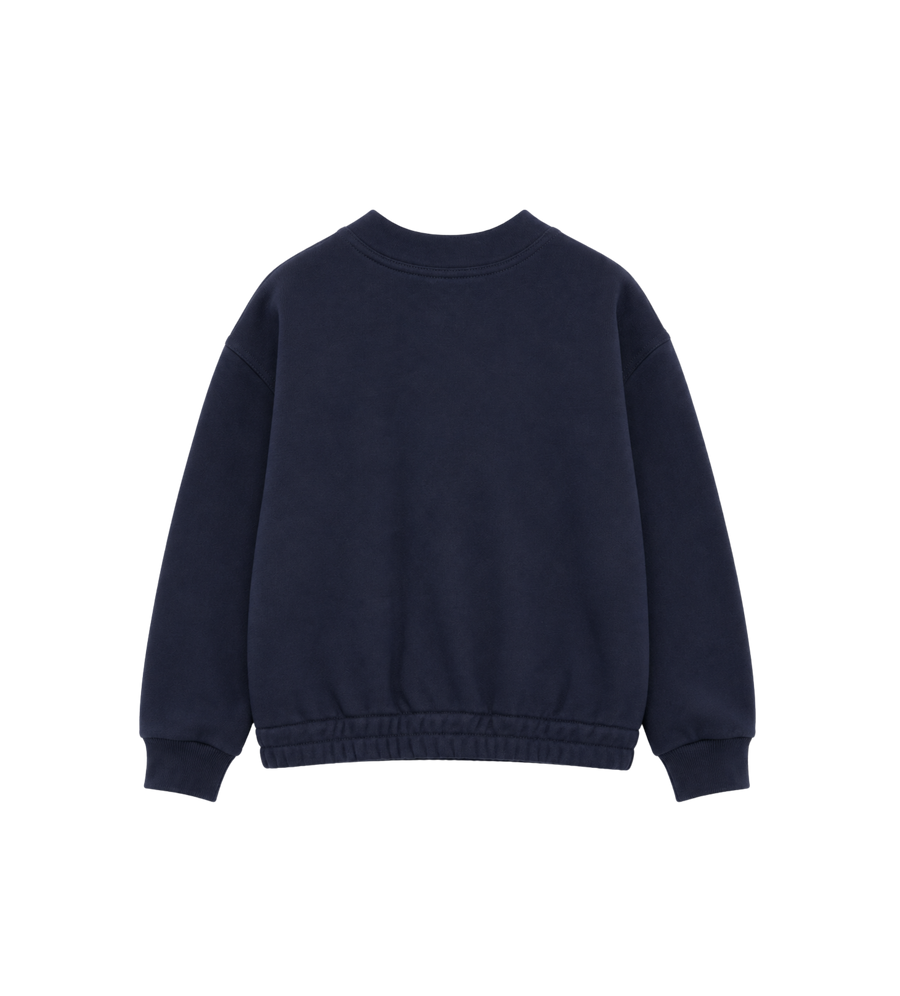 Baby Cardigan van Katoen Donkerblauw