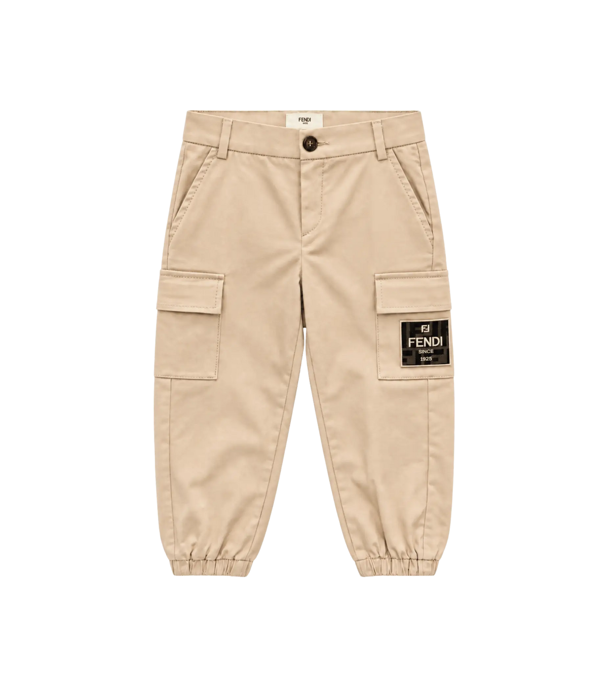 Kids cargo broek beige 