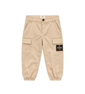 Kids Cargo Trousers beige