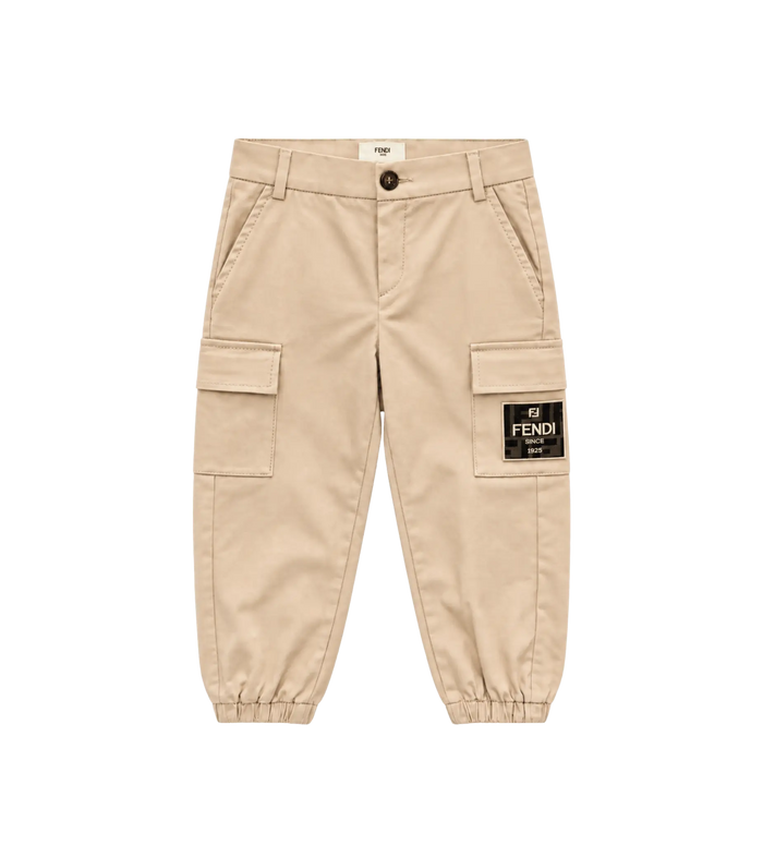 Kids Cargo Trousers beige