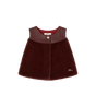 Baby Faux Fur Panelled Gilet Red