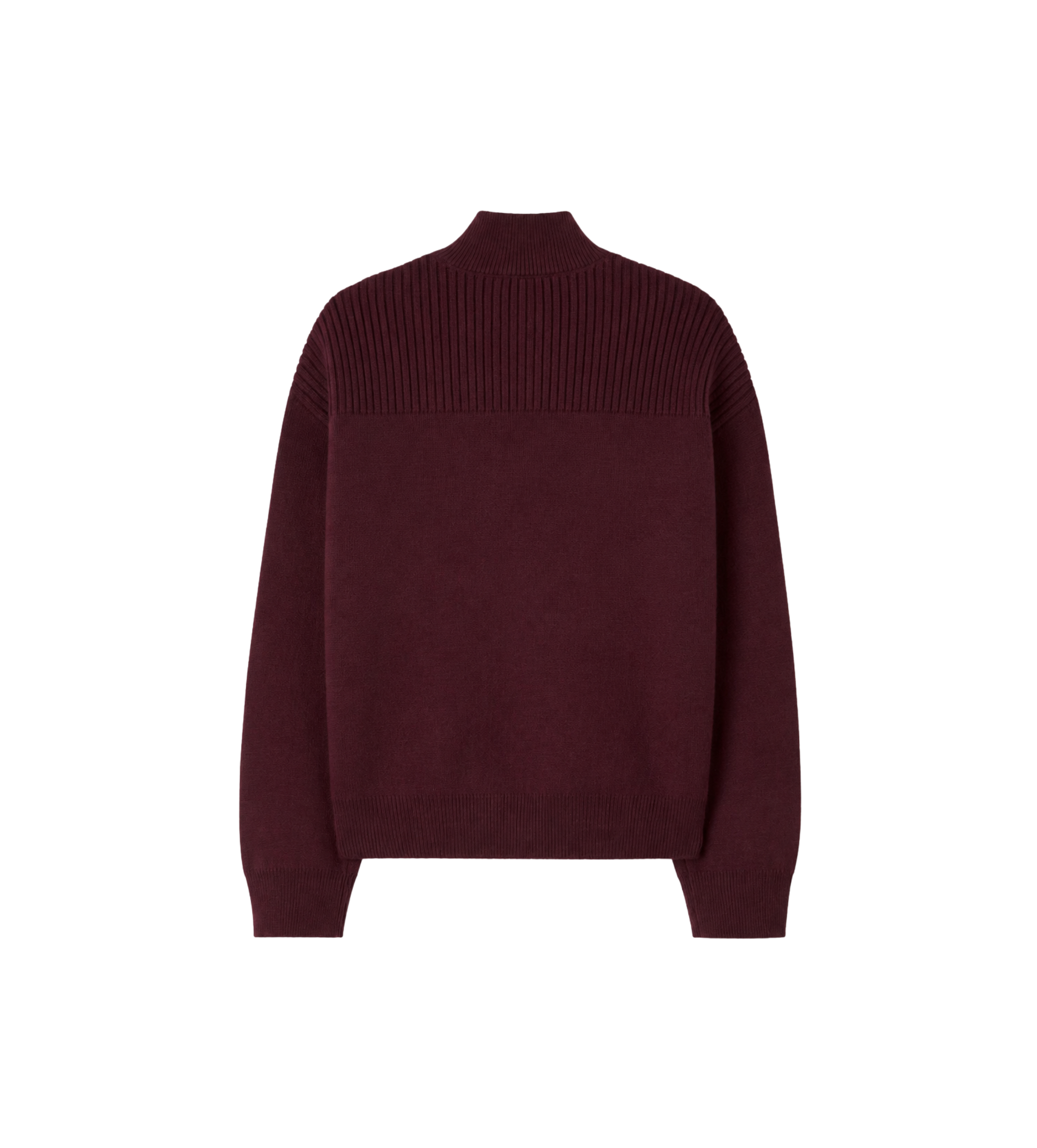 Kids Cotton & Cashmere Blend Sweater Burgundy