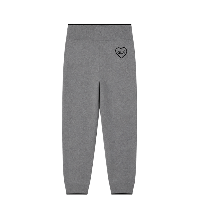 Kids Knitted Track Pants Grey