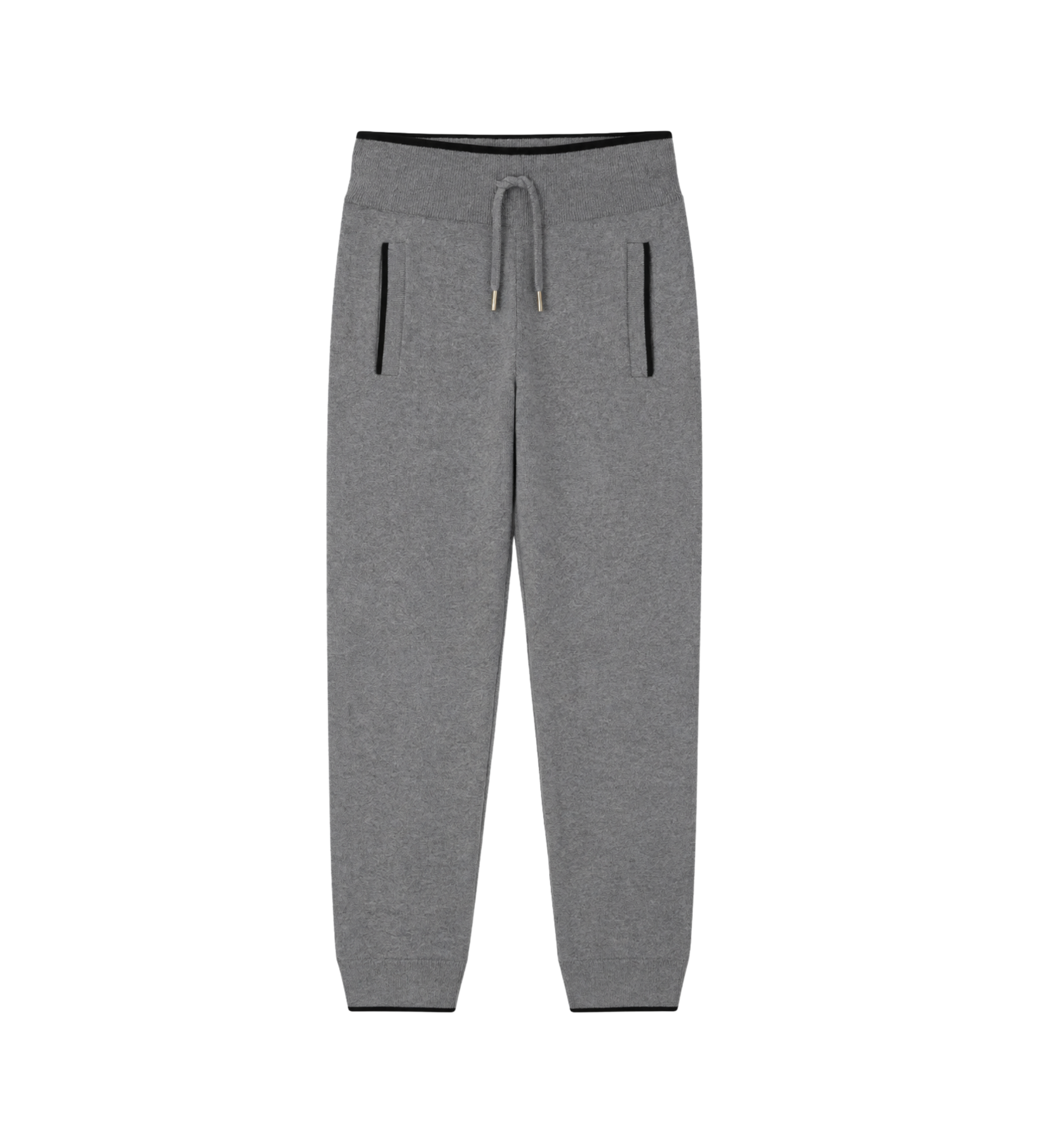 Kids Knitted Track Pants Grey