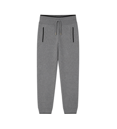 Kids Knitted Track Pants Grey