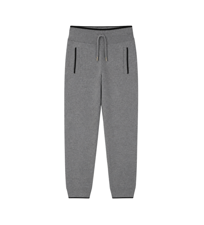 Kids Knitted Track Pants Grey