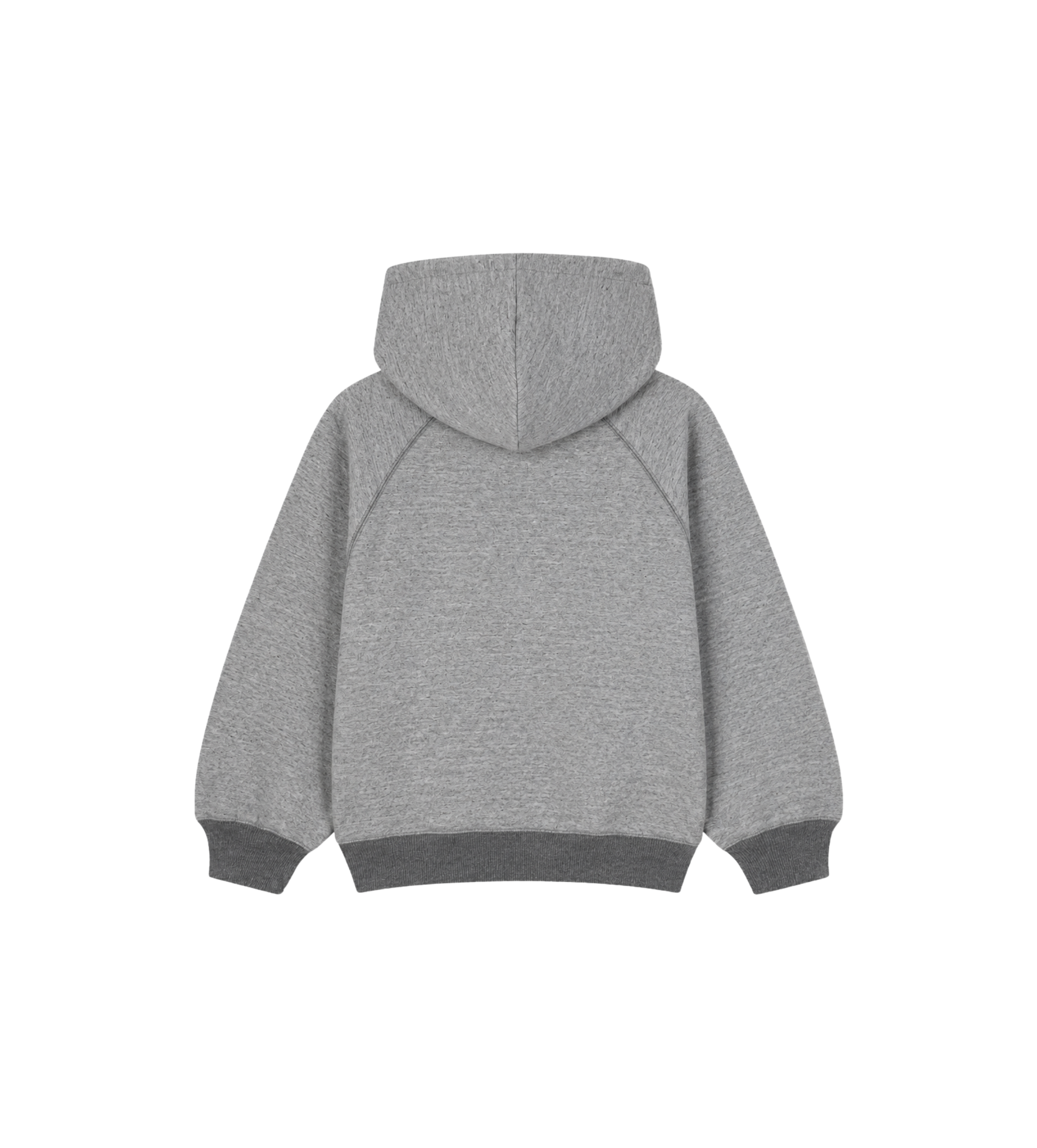 Kids Logo Raglan Sleeve Hoodie Grey