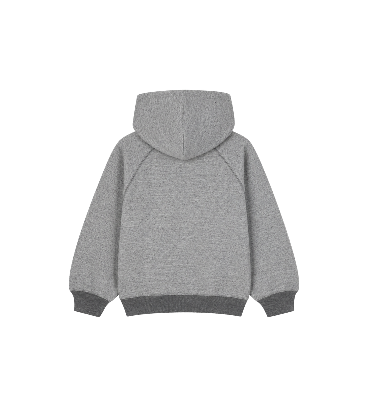 Kids Logo Raglan Sleeve Hoodie Grey
