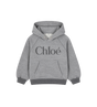 Kids Logo Raglan Sleeve Hoodie Grey