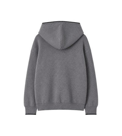 Kids Logo Wool Cardigan Grey