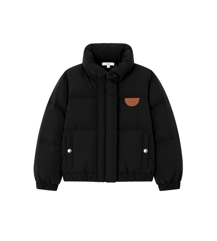 Kids Logo Down Jacket Black