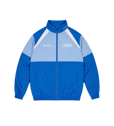 Contained Circles Zip Off Sleeve Jas Donkerblauw