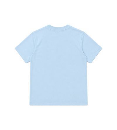 Contained Circles T-shirt Lichtblauw