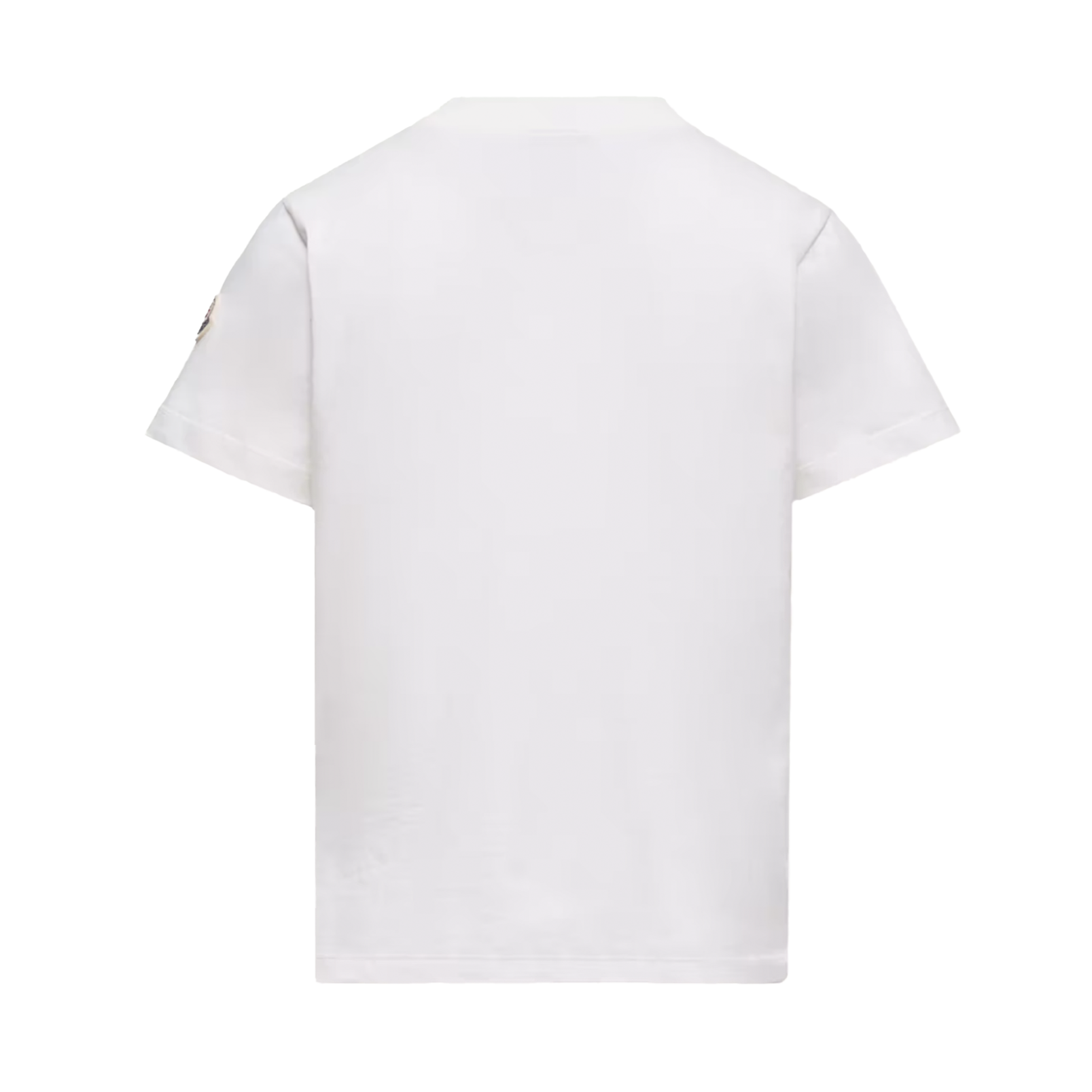 Moncler Logo Cotton T-Shirt in White (Kids)