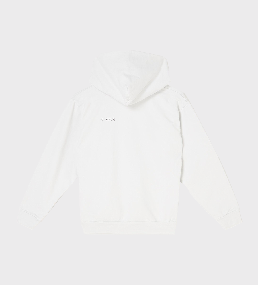 BB Logoprint Hoodie White