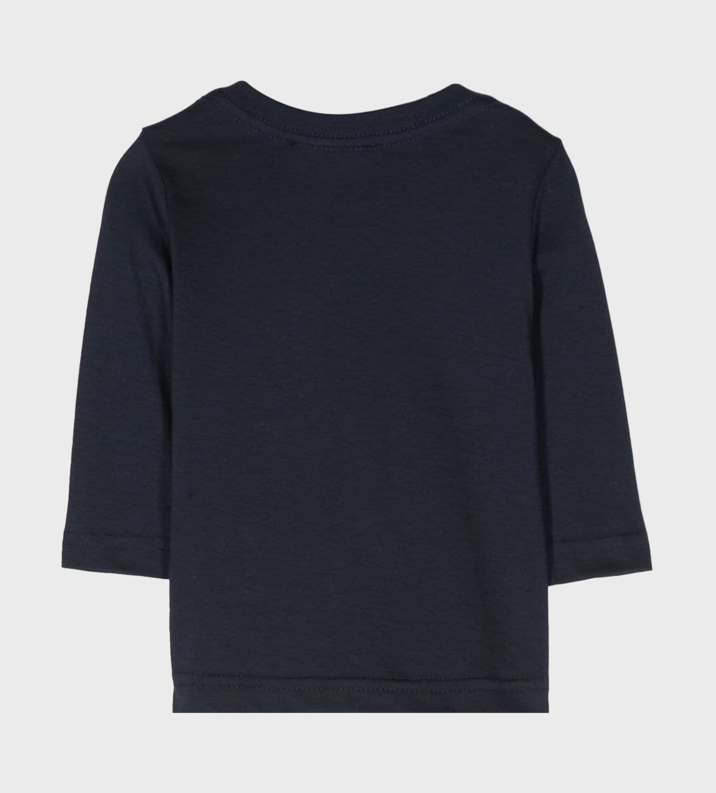Love-Print Cotton T-shirt Midnight Blue
