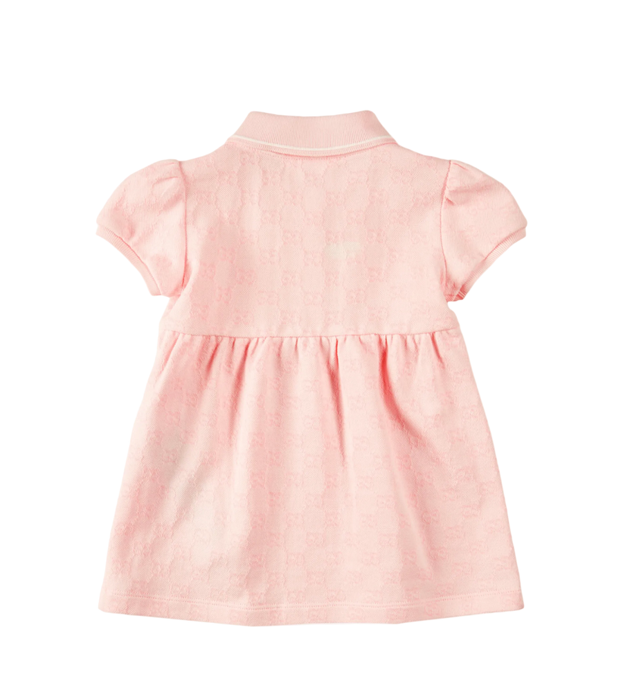 Gucci Baby GG katoenen jurkje in roze