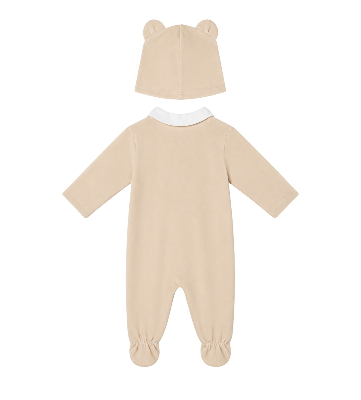 Baby Playsuit & Hoedenset Beige