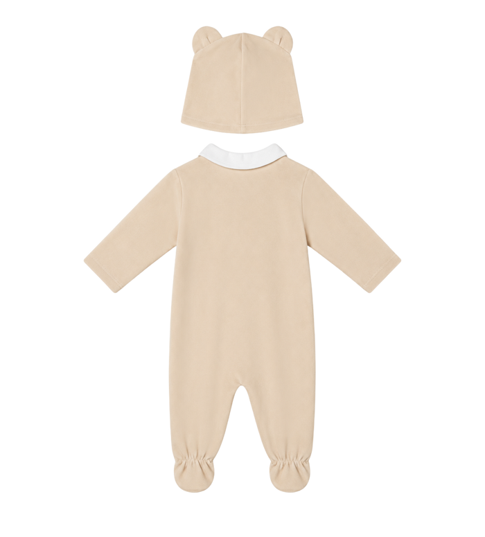 Baby Playsuit & Hoedenset Beige