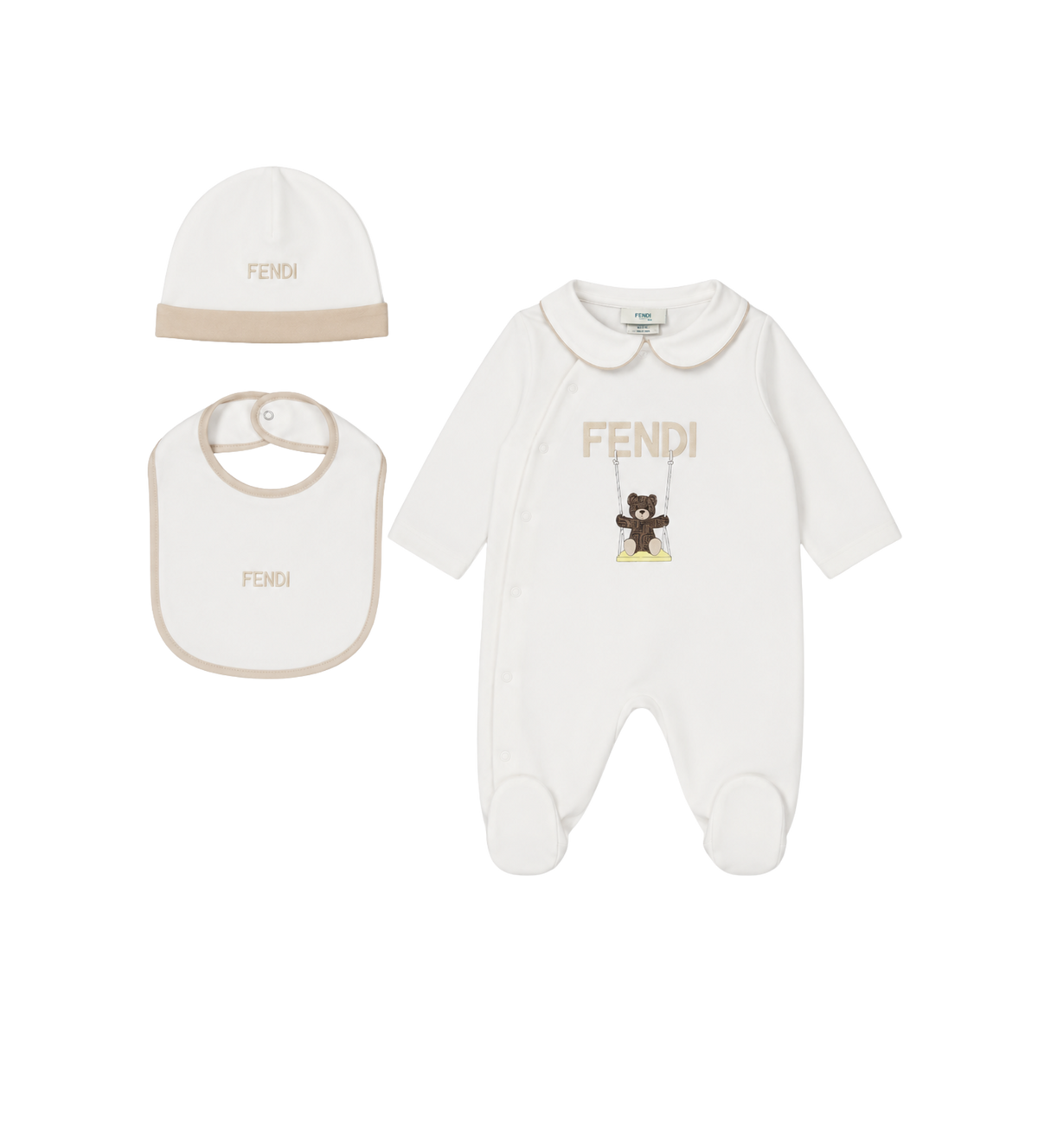 Baby 3-delige cadeauset met teddylogo