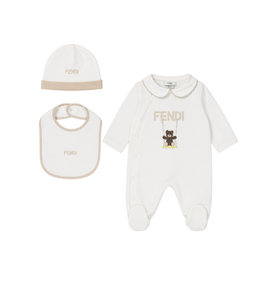 Baby 3-delige cadeauset met teddylogo