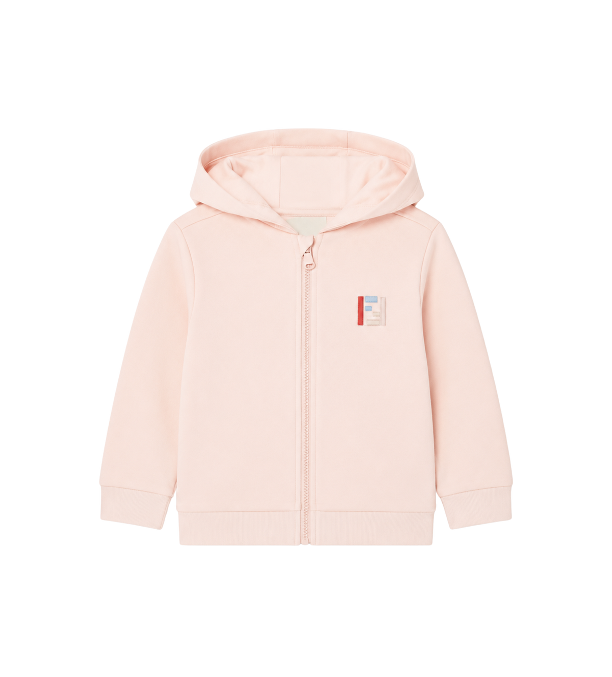Baby Logo Embroidered Zip-Up Hoodie