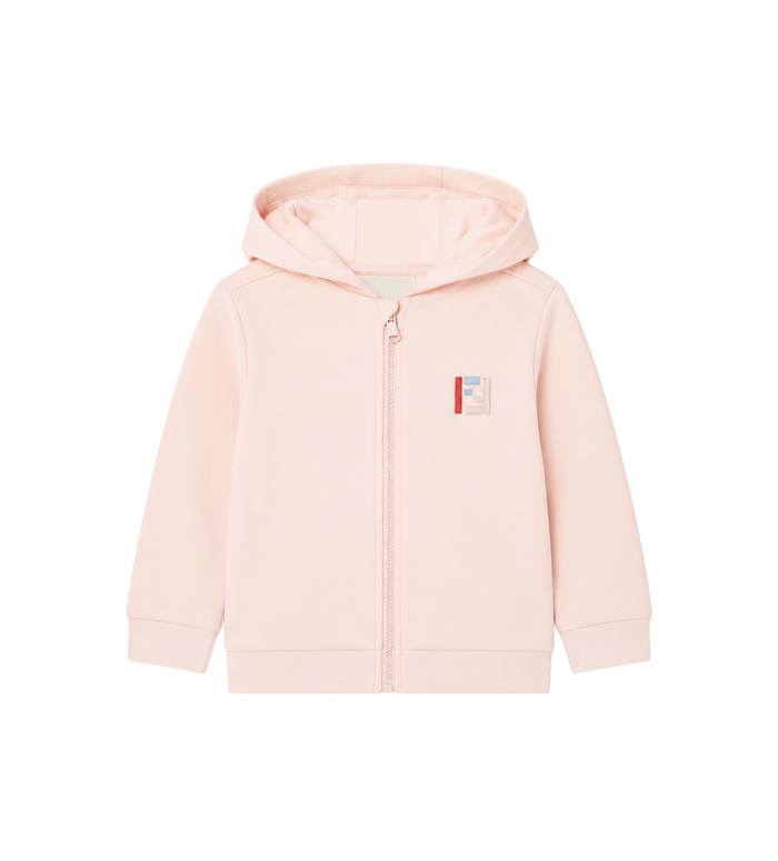 Baby Logo Embroidered Zip-Up Hoodie