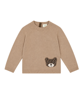 Baby Bear Patch Crewneck Jumper