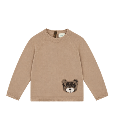 Baby Bear Patch Crewneck Jumper