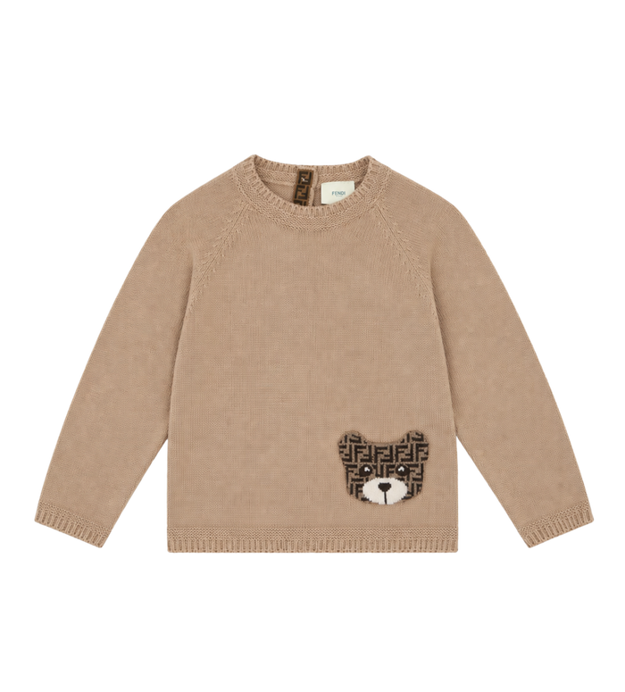 Baby Bear Patch Crewneck Jumper