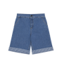 Kids FF Motif Denim Shorts in Blue