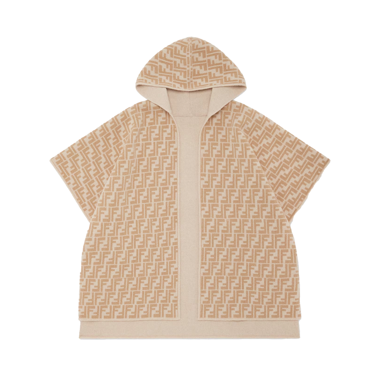 Kids Reversible Jersey Junior Cape in Beige