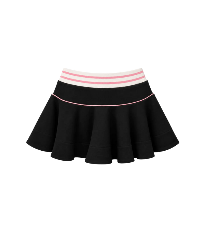 Kids Logo Trim Skirt black