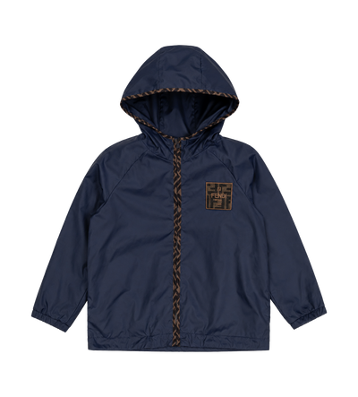 Kids Jas met Logopatch in Marineblauw