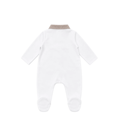 Baby cotton teddy romper