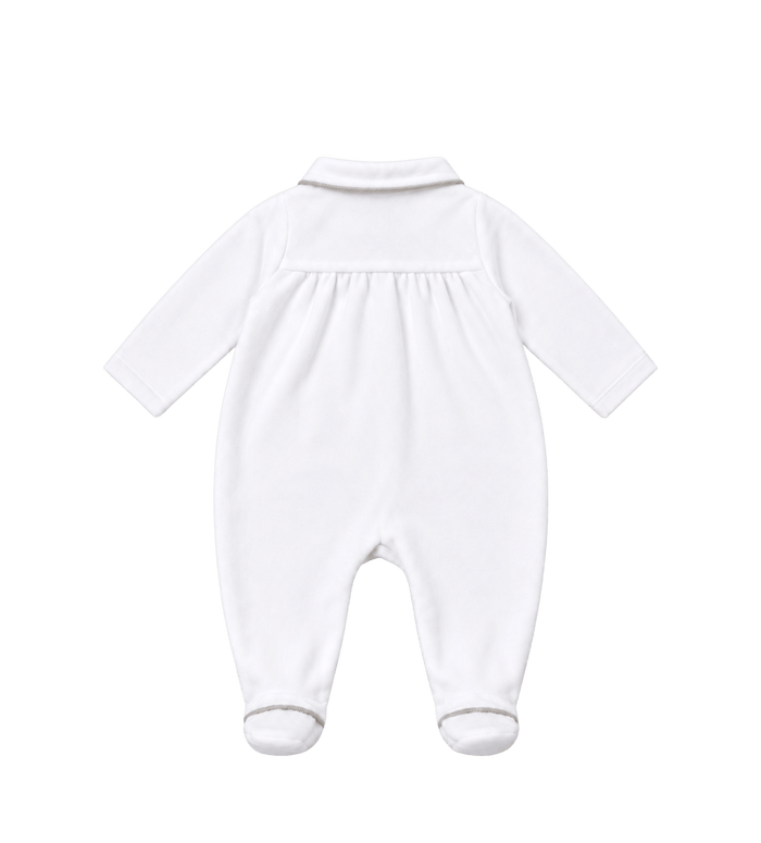 Romper verso hart eco bont wit-beige