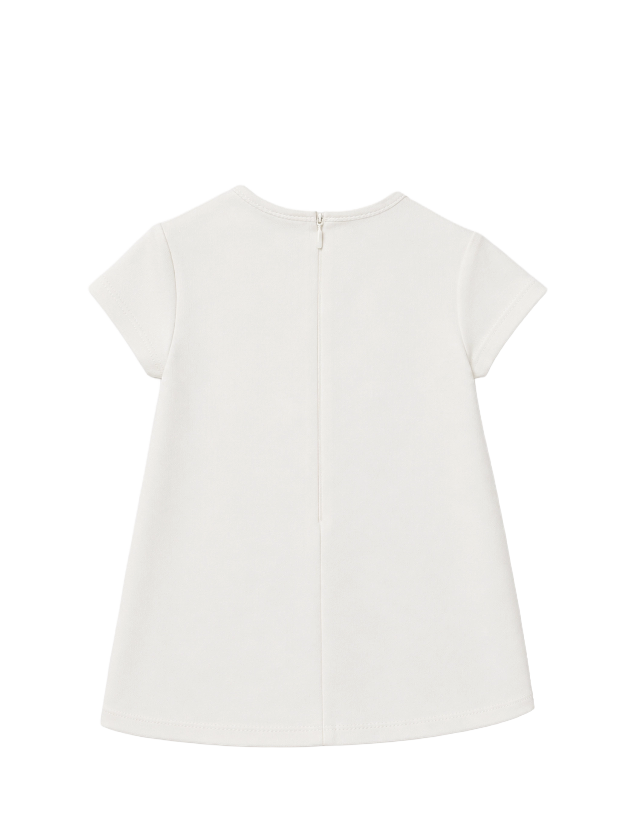 Gucci Short-Sleeve Dress in White
