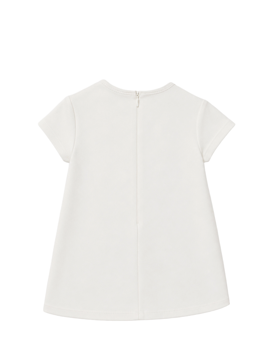 Gucci Short-Sleeve Dress in White