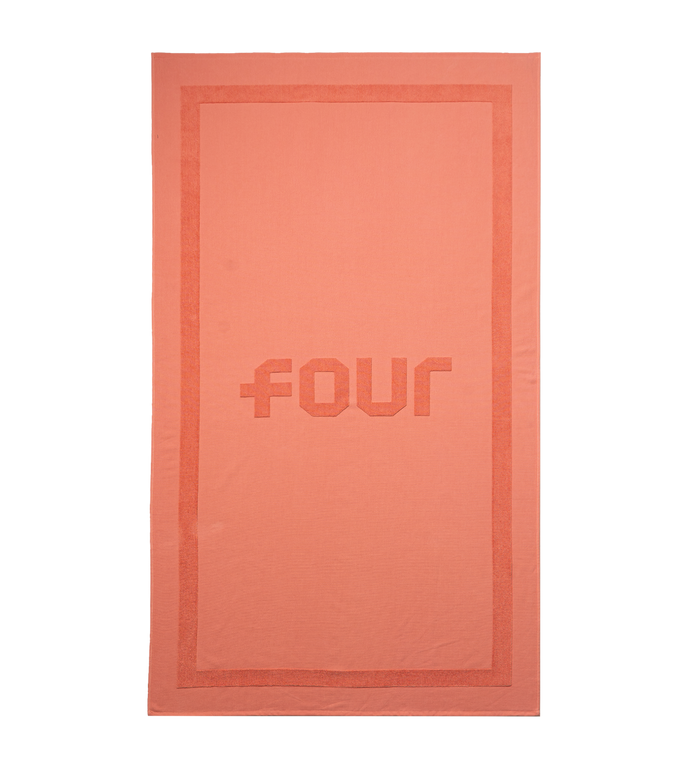Logo Beach Towel Coral
