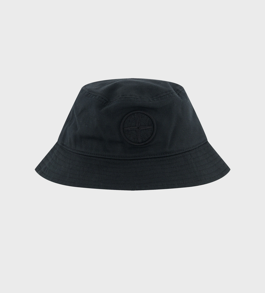 Logo-patch Bucket Hat Black