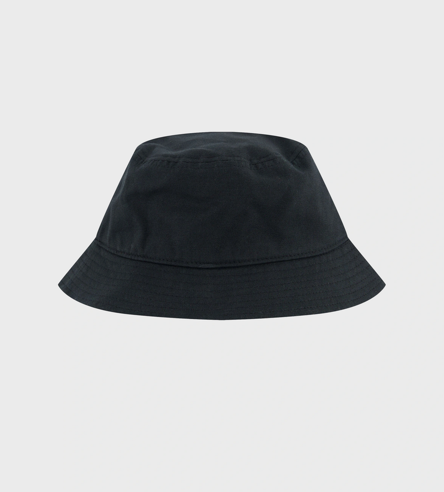 Logo-patch Bucket Hat Black
