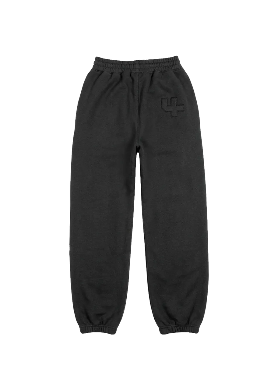 4 Patch Wide Leg Cuffed Pants Asphalt