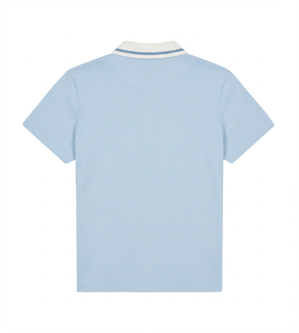 Fendi Polo Jersey in Light Blue