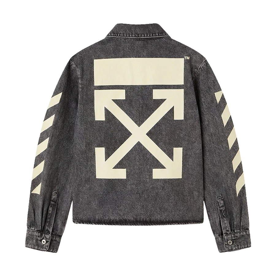 Off-White Denim Shirt in Black