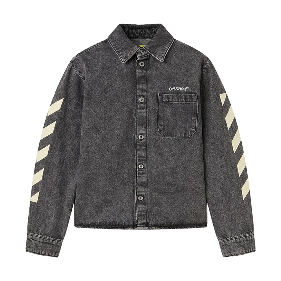 Off-White Denim Shirt in Black