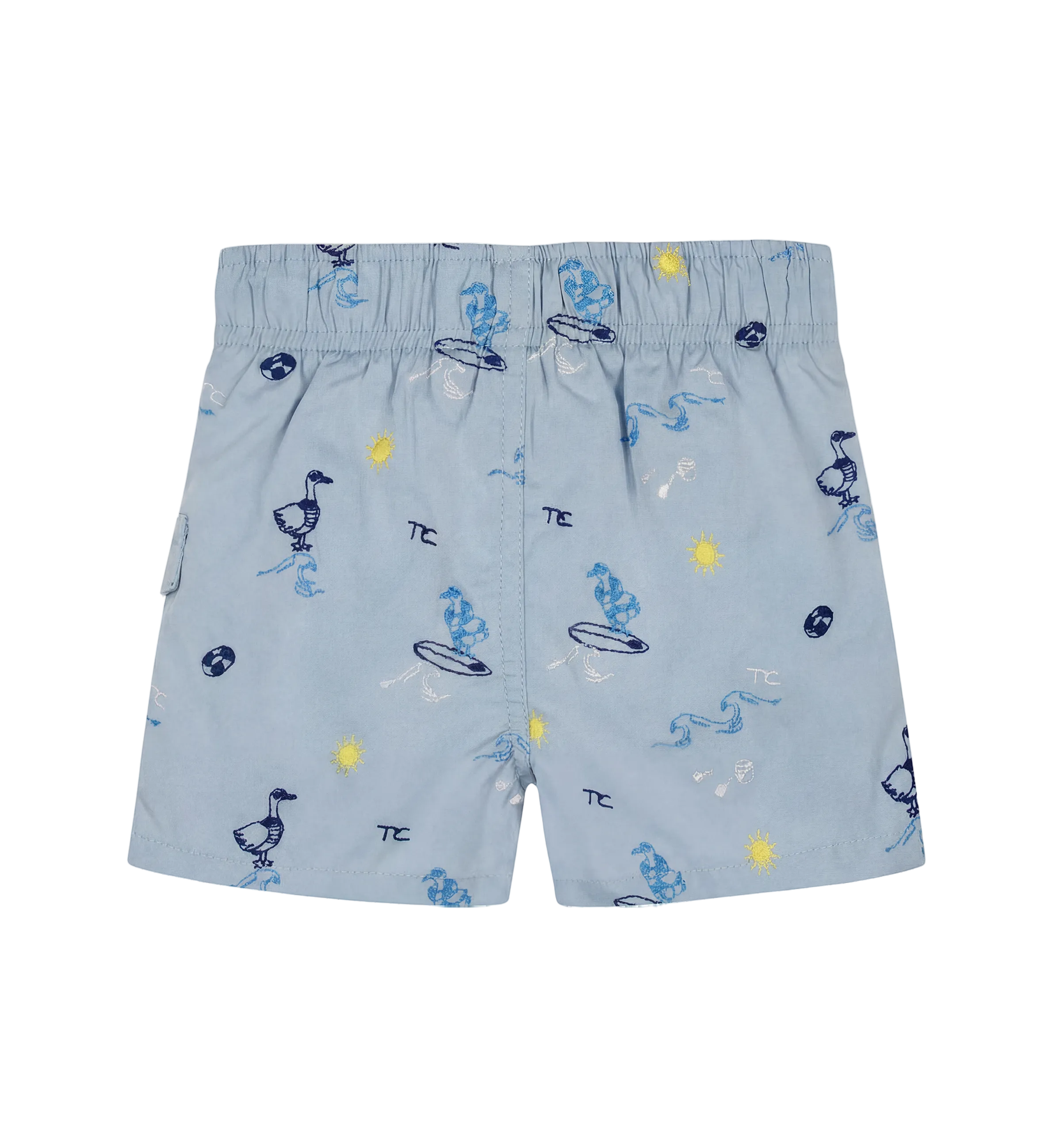 Tartine et Chocolat Baby Seaside Swim Shorts in Blue Cloud
