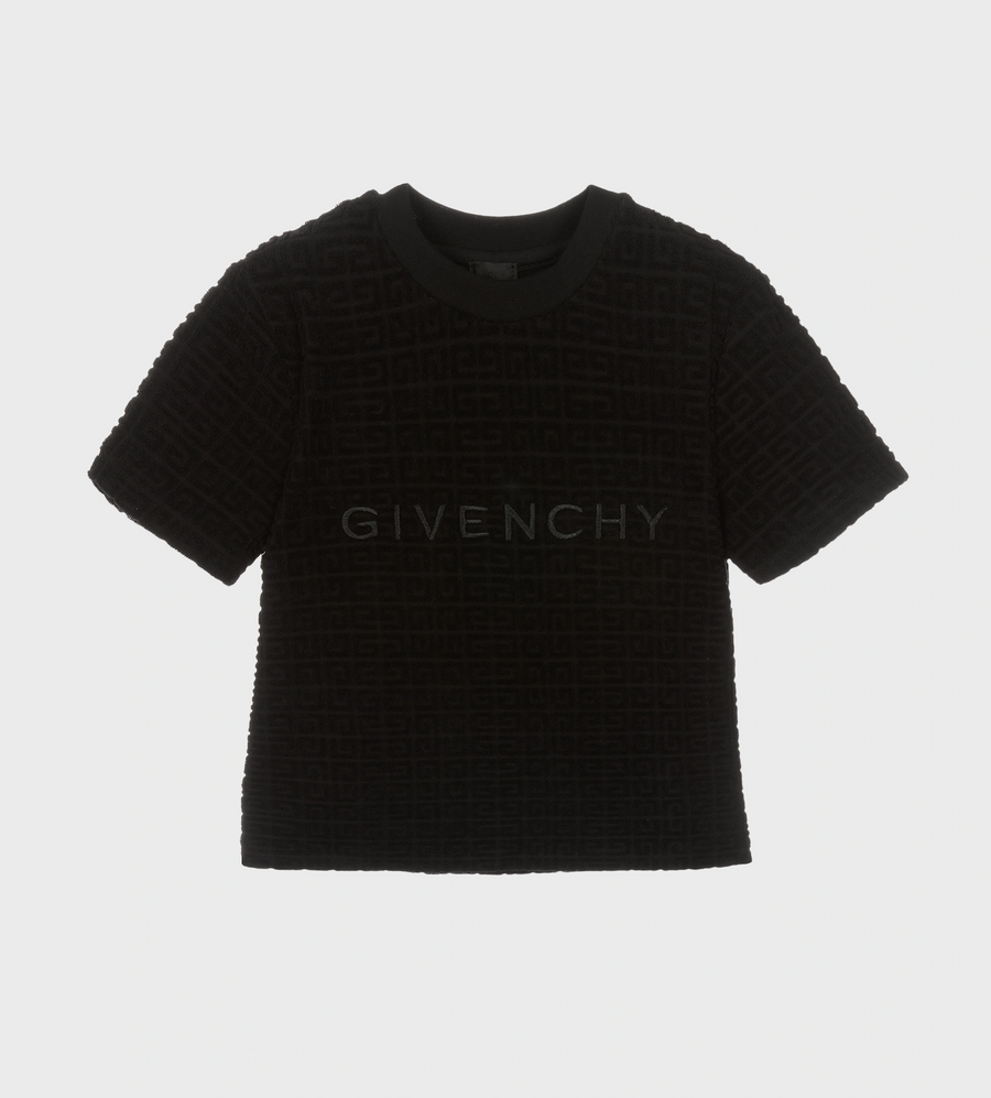 Logo Embroidered T-shirt Black