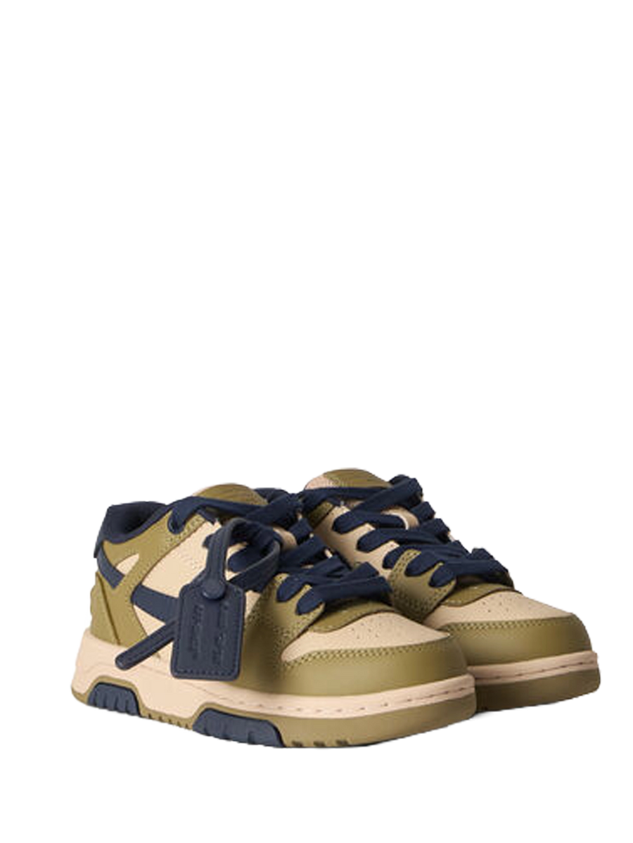 Off-White Out Of Office Sneakers in Olive Green