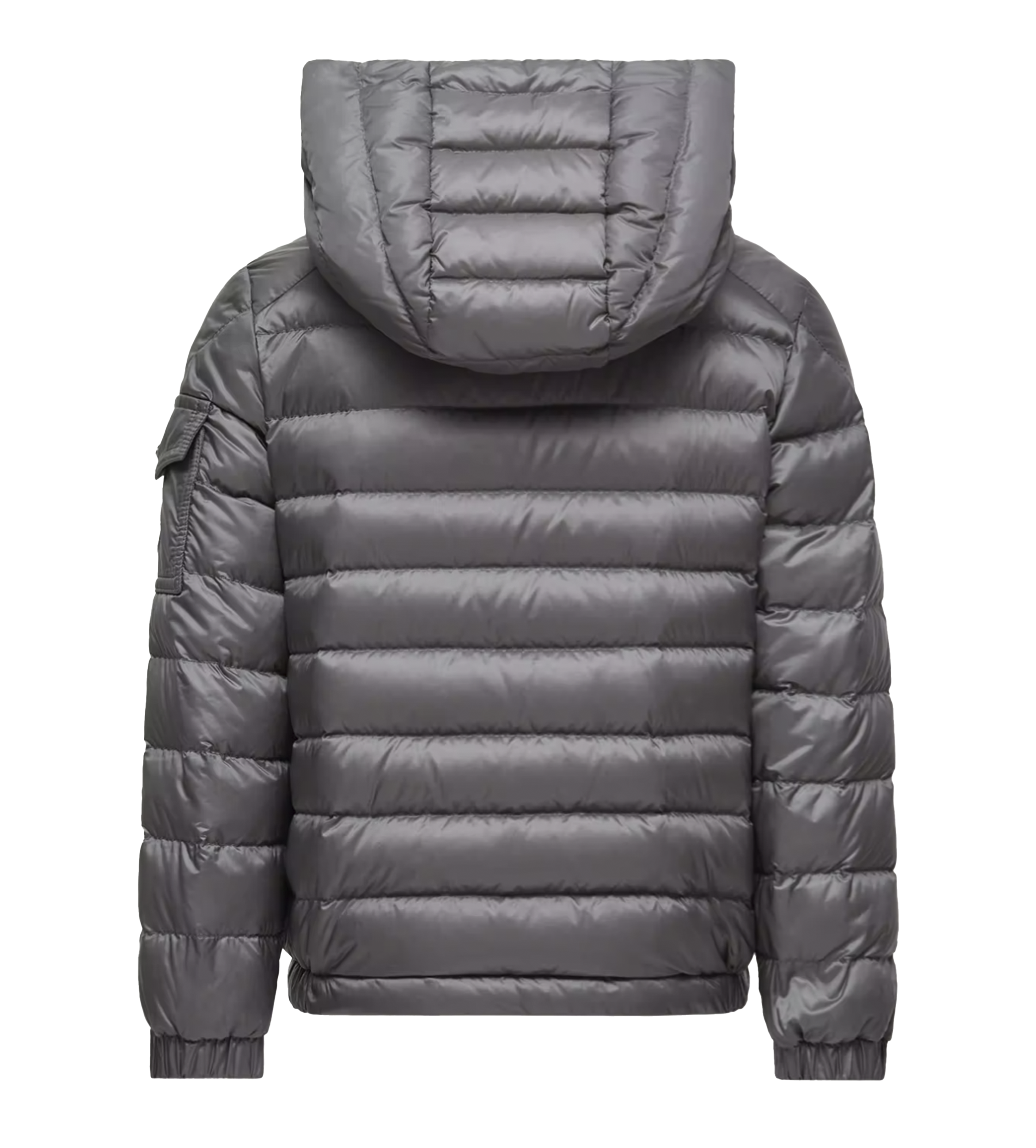 Moncler Lauros Hooded Down Jacket in Grey (Kids)
