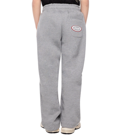 Reconstructed Circles Straight Leg Pants Grey Melange